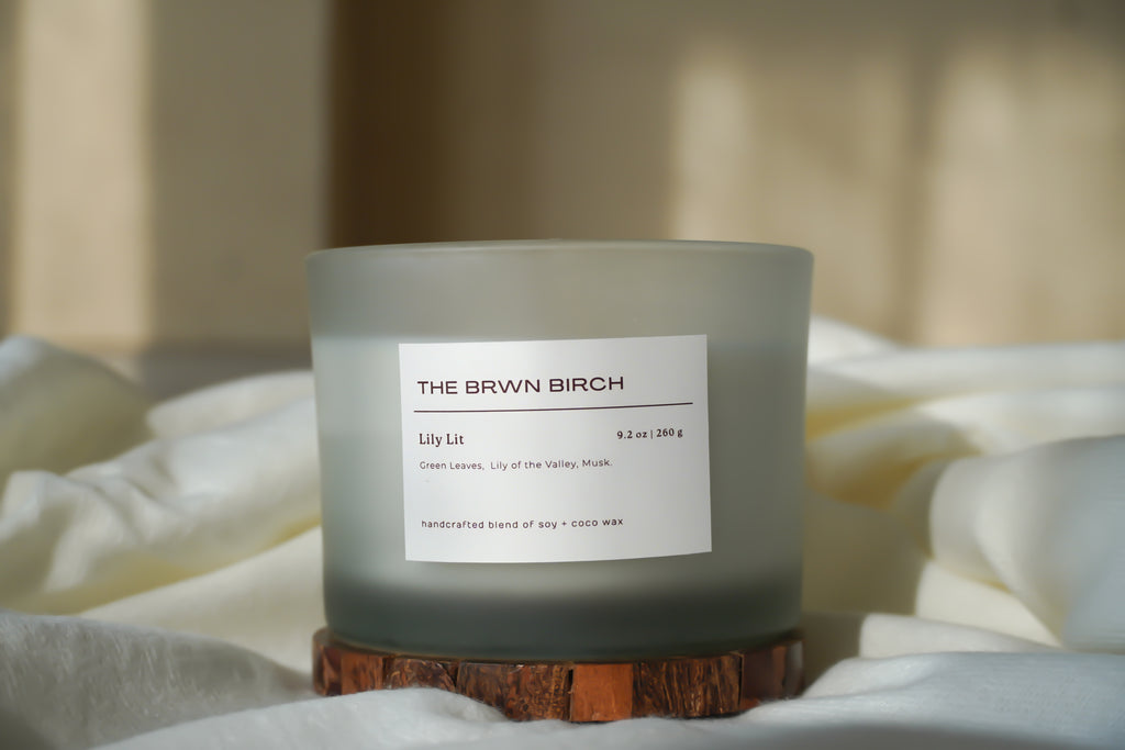 Lily Lit 3-Wick Scented Jar Candle