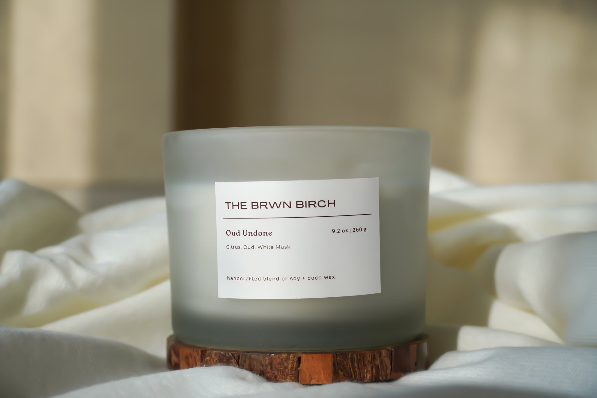 Oud Undone 3-Wick Scented Jar Candle