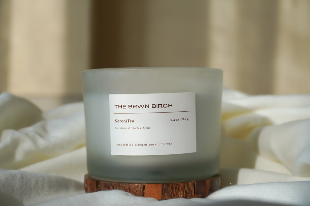 SereniTea 3-Wick Scented Jar Candle