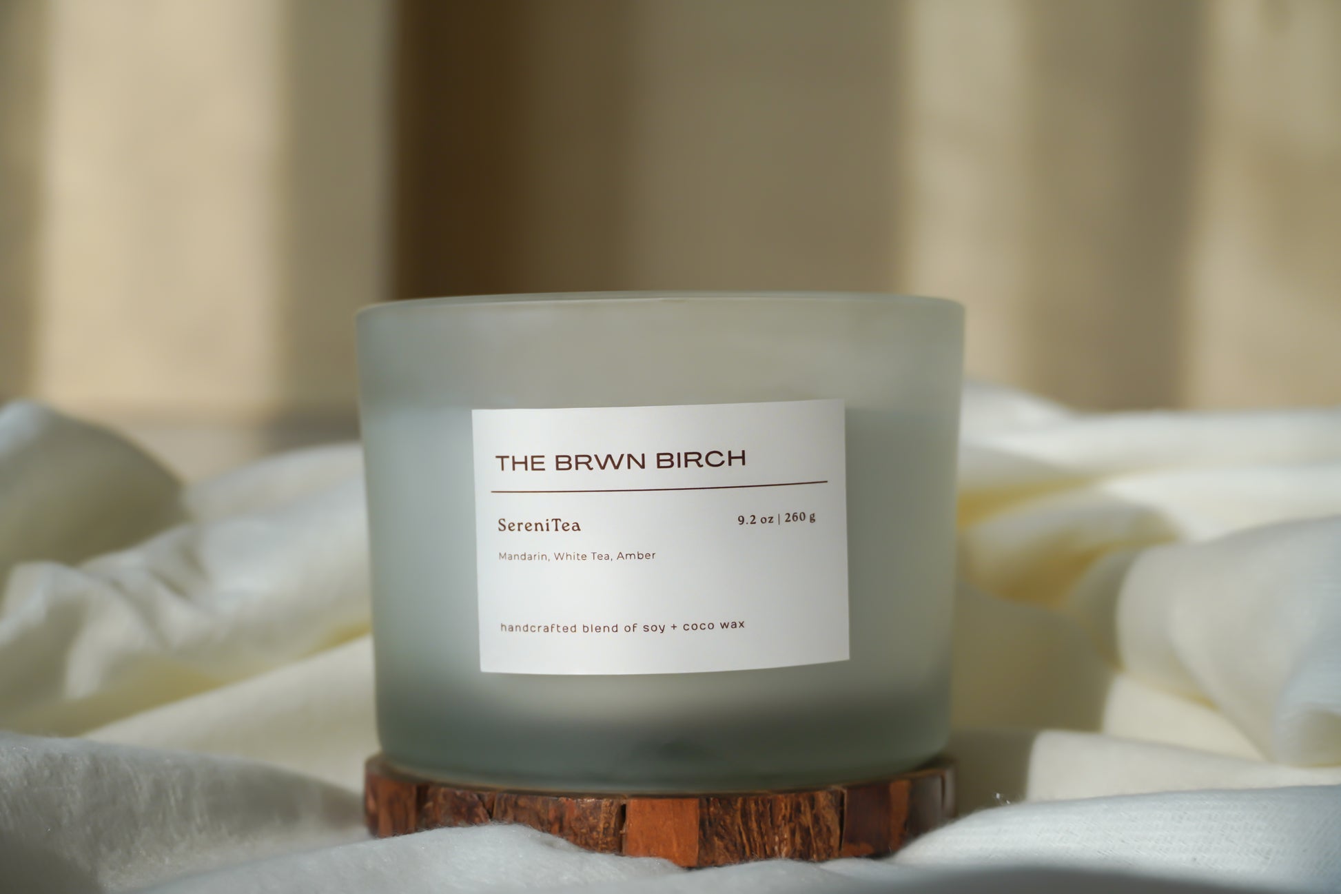 SereniTea 3-Wick Scented Jar Candle