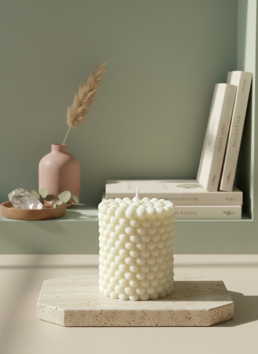 Pearl Bubble Candle  - Set of 2 & 5